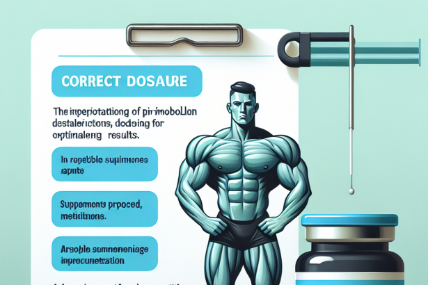 Importance of proper dosage of primobolan (metenolone) injections for optimal results