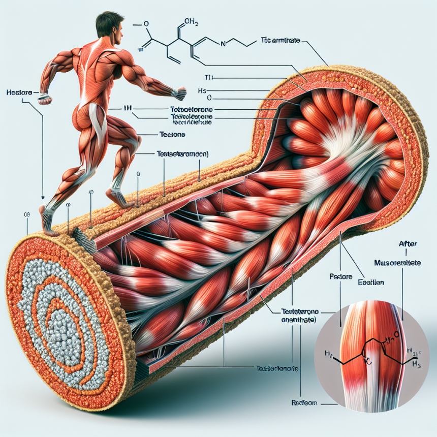 Testosterone enanthate's role in muscle growth for athletes