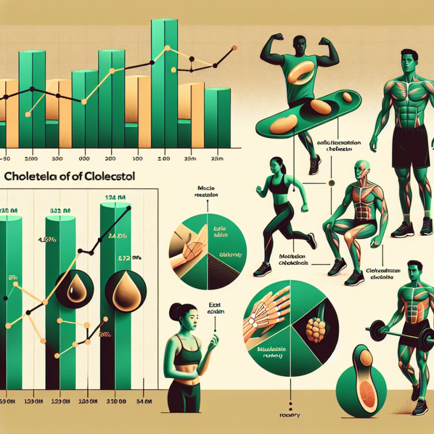 Cholesterol levels and muscle recovery after sports training