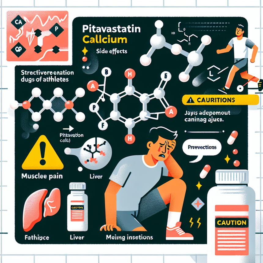 Pitavastatin calcium: side effects and precautions for athletes