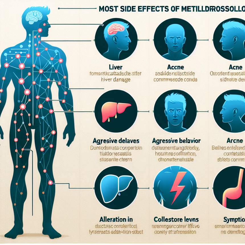 Most common side effects of metildrostanolone