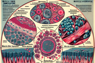 Muscle fiber hypertrophy with tamoxifene