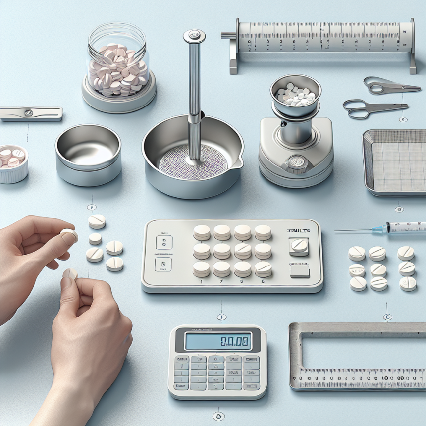 How to measure and prepare stanozololo compresse for use
